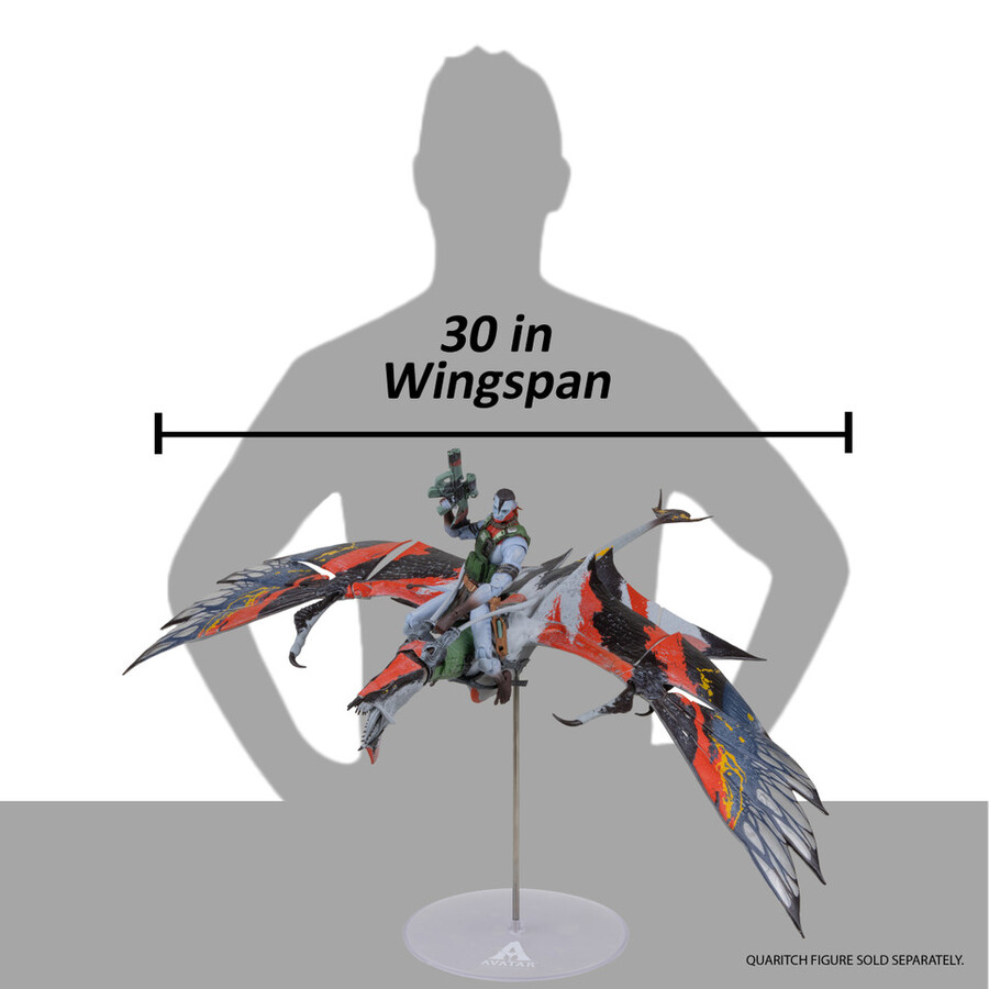 figura banshee di quaritch avatar fuoco e cenere