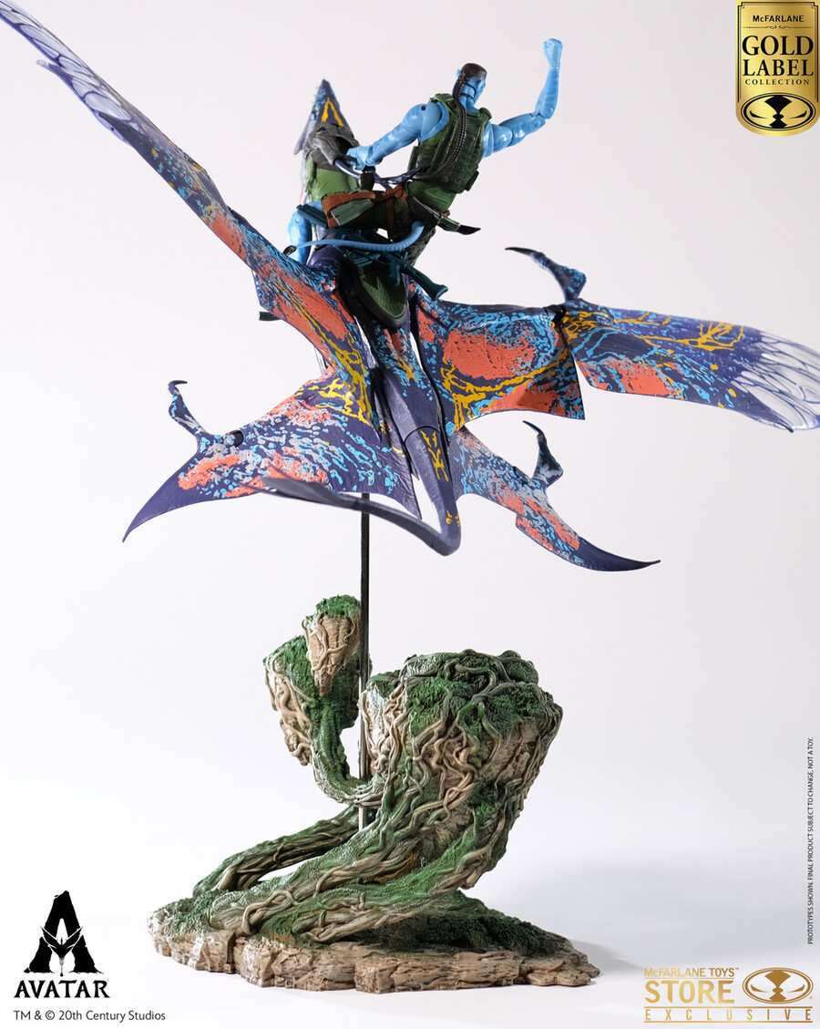 recom quaritch e rda banshee avatar the way of water deluxe 2-pack gold label 7 figure