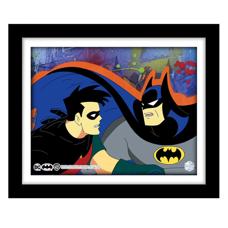 natale con il joker 1109 scena cel art di batman animation