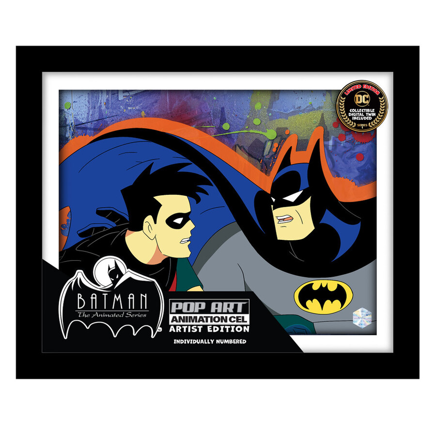 natale con il joker 1109 scena cel art di batman animation