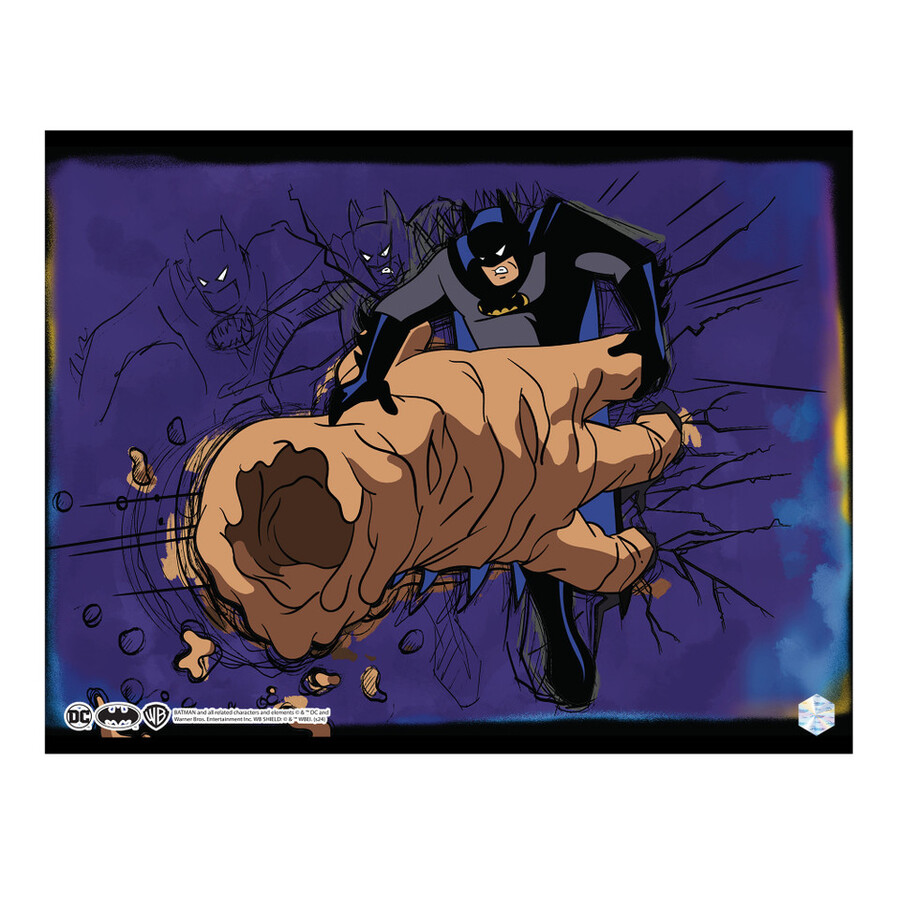 feat of clay parte 2 1104 scena cel art di batman animation