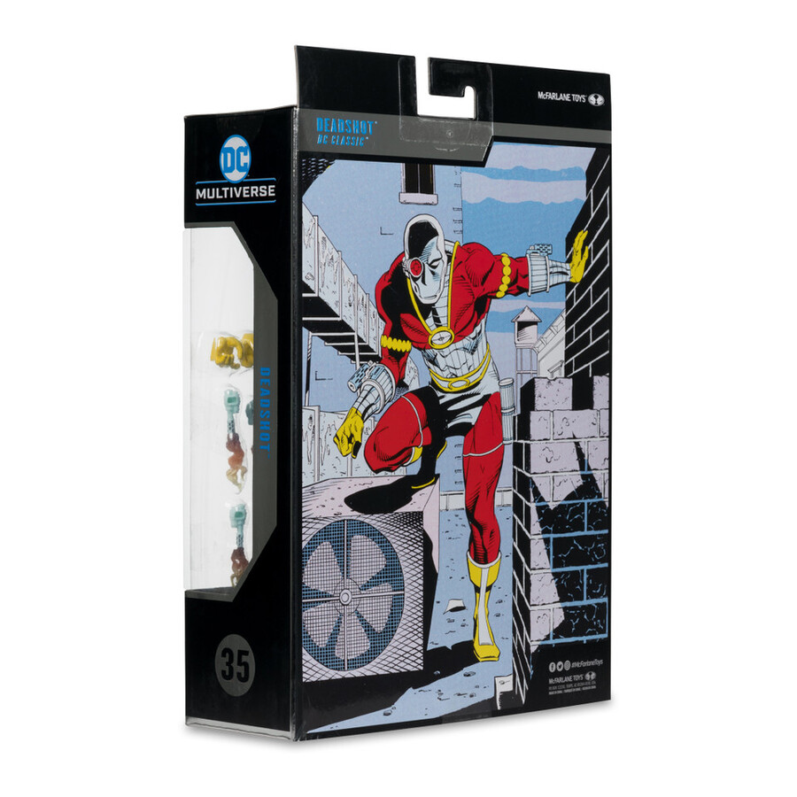 deadshot dc classic mcfarlane collector edition confezione sigillata in fabbrica 6 con chase