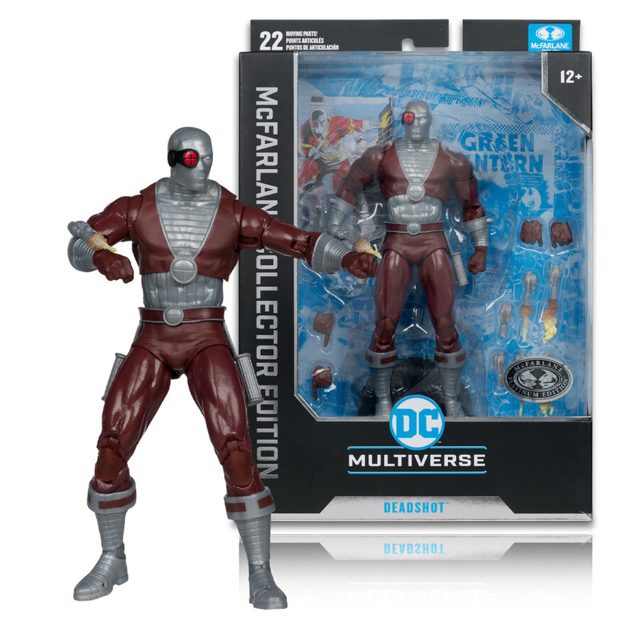 deadshot dc classic mcfarlane collector edition confezione sigillata in fabbrica 6 con chase
