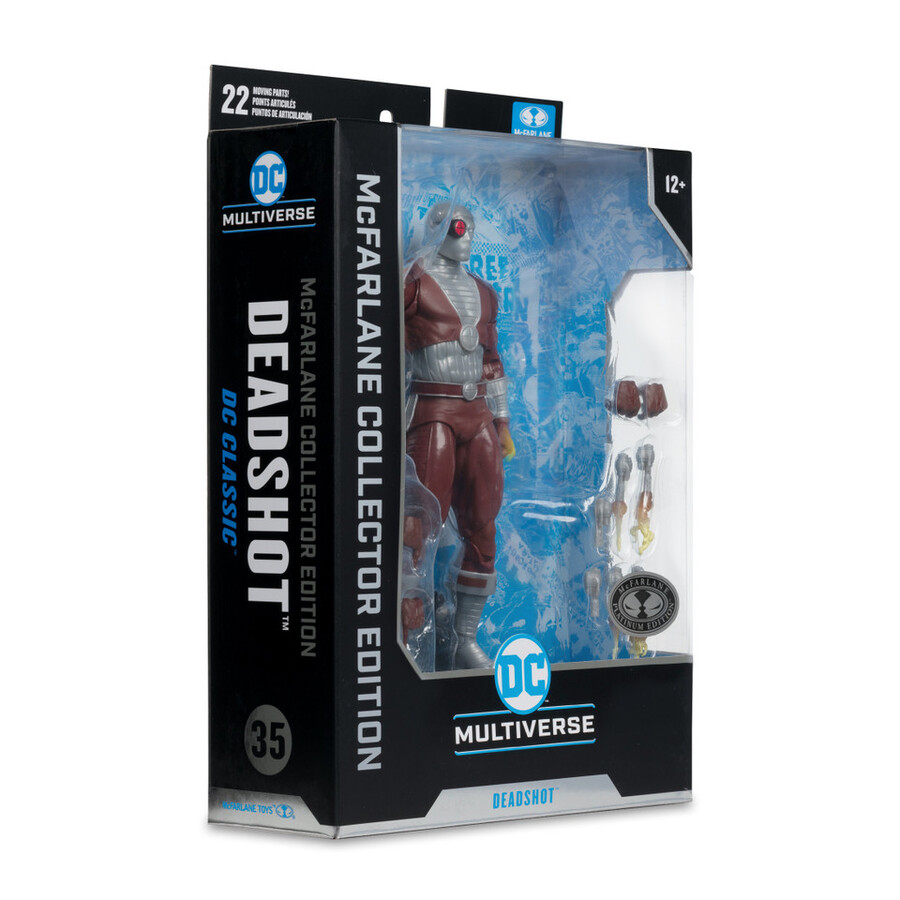 deadshot dc classic mcfarlane collector edition confezione sigillata in fabbrica 6 con chase