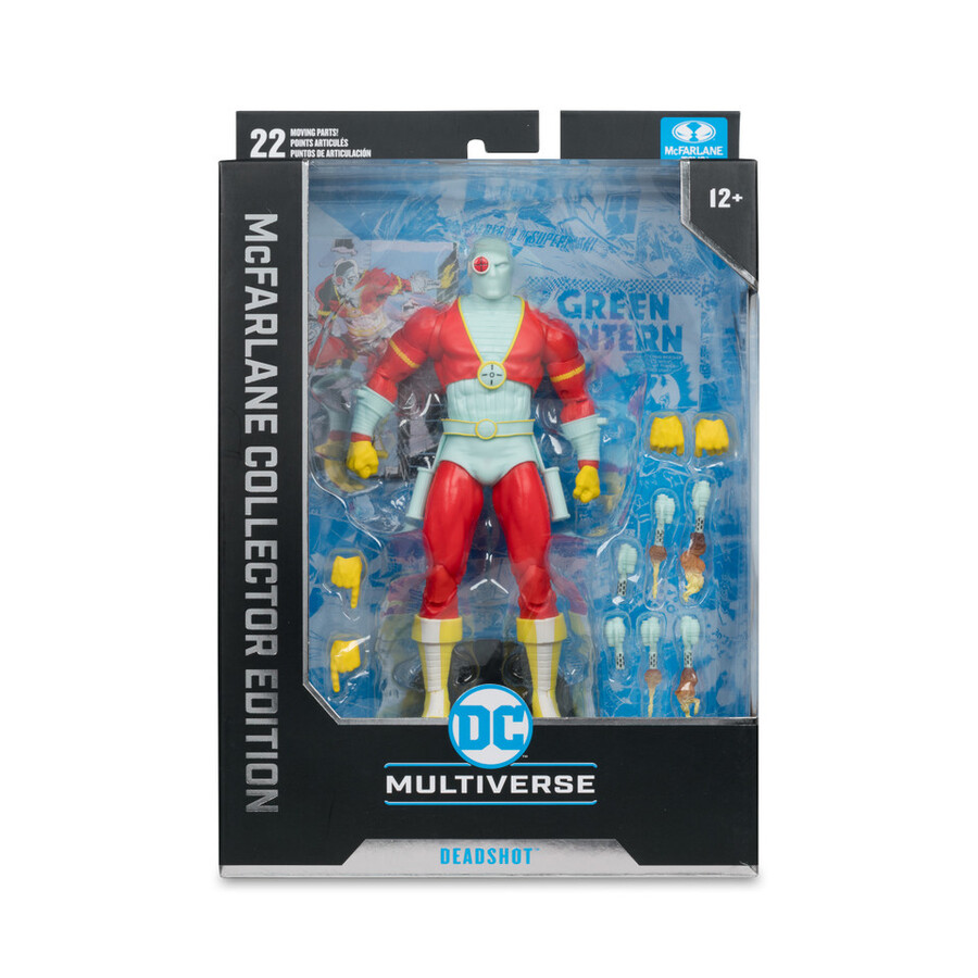 deadshot dc classic mcfarlane collector edition confezione sigillata in fabbrica 6 con chase
