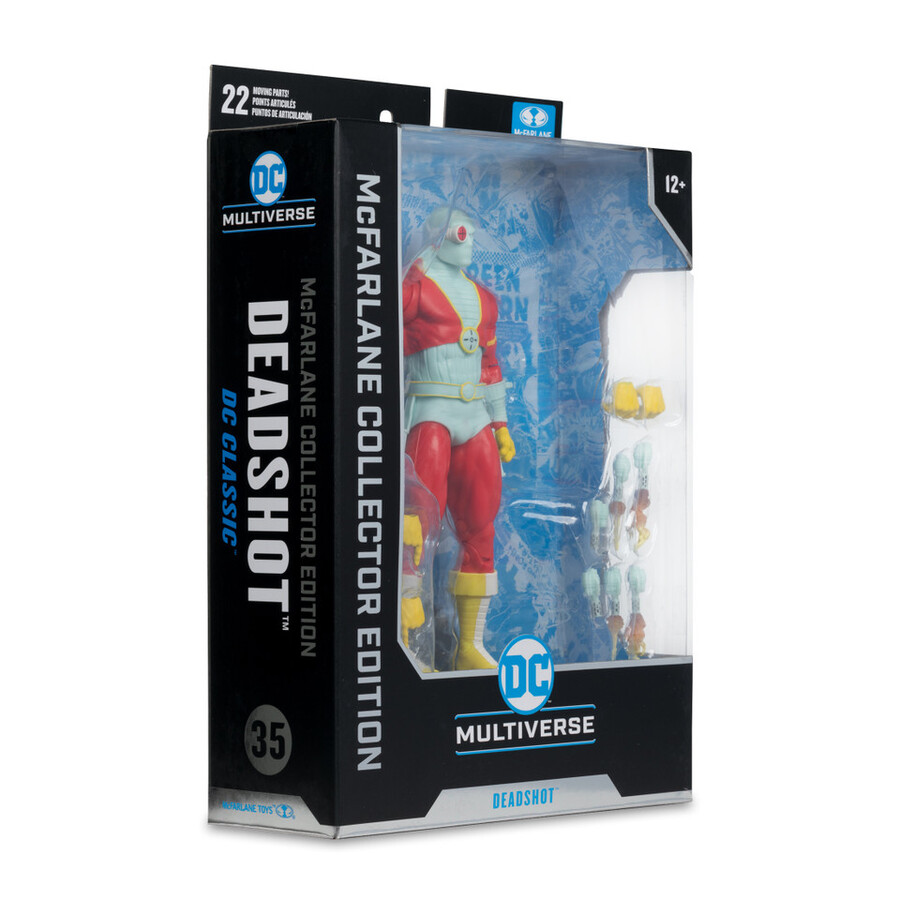 deadshot dc classic mcfarlane collector edition confezione sigillata in fabbrica 6 con chase