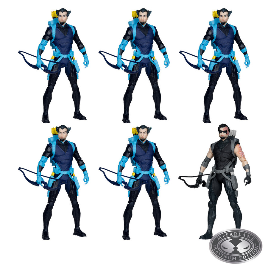 dark archer green arrow mcfarlane collector edition confezione sigillata in fabbrica 6 con chase