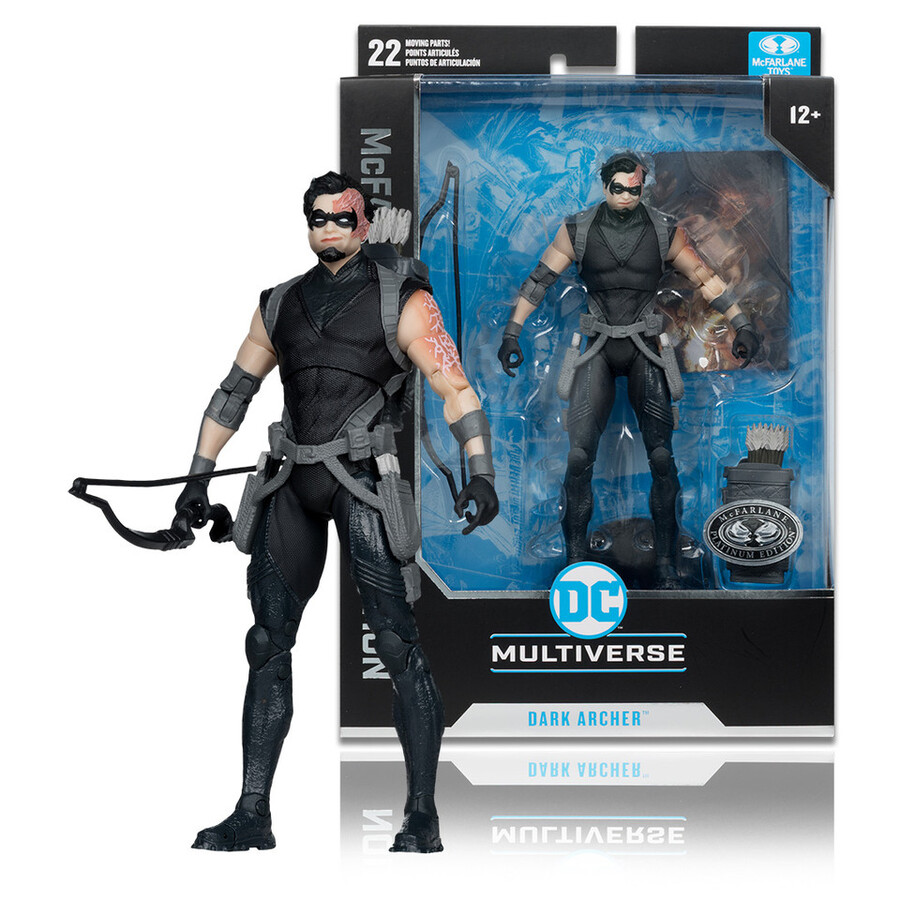 dark archer green arrow mcfarlane collector edition confezione sigillata in fabbrica 6 con chase
