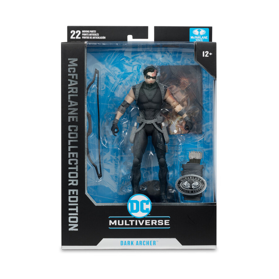 dark archer green arrow mcfarlane collector edition confezione sigillata in fabbrica 6 con chase