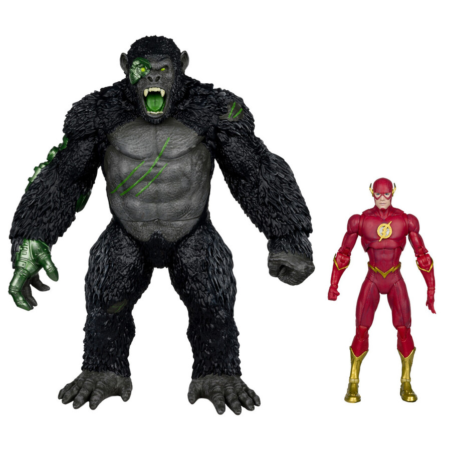 titano contro flash dc multiverse confezione da 2 personaggi da 7 pollici