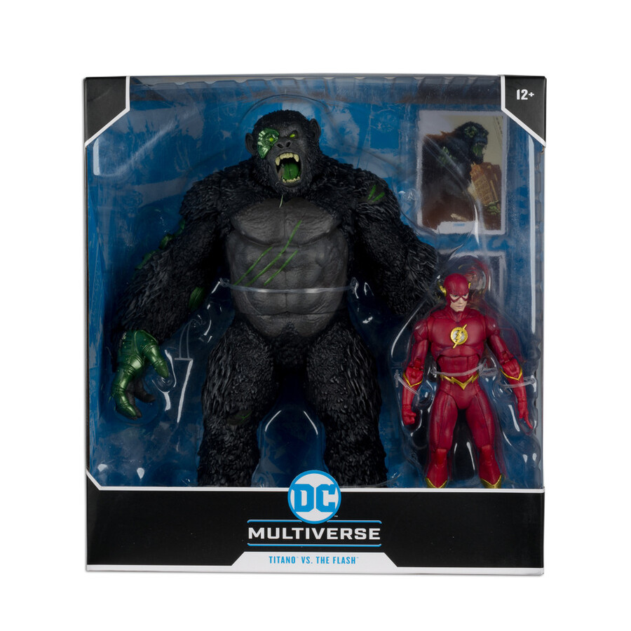 titano contro flash dc multiverse confezione da 2 personaggi da 7 pollici