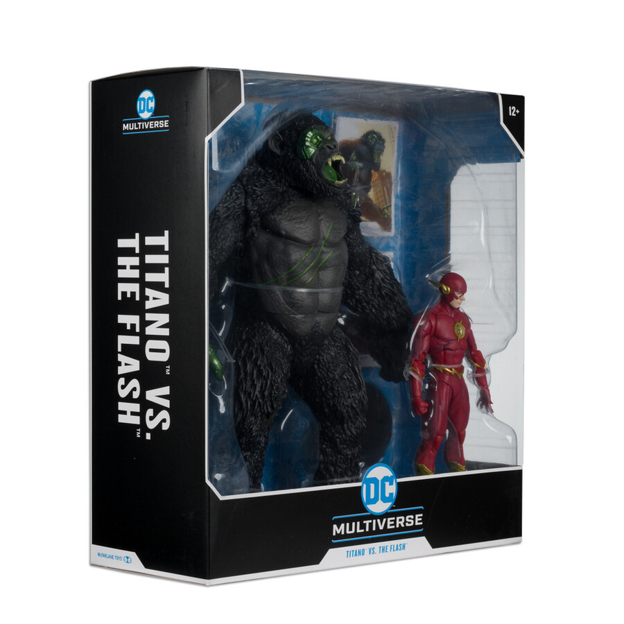 titano contro flash dc multiverse confezione da 2 personaggi da 7 pollici