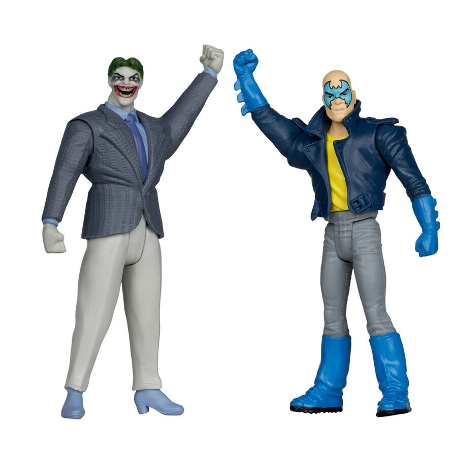 il ritorno del cavaliere oscuro - confezione da 4 dc page punchers - figure gold label da 3 con esclusiva del fumetto
