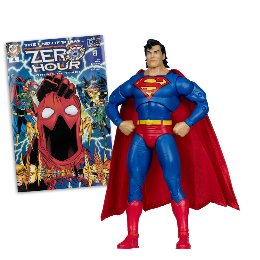 pacchetto perforatore di pagine superman ora zerojoker crisi sulle terre infinite con fumetti 2 figure da 7 pollici