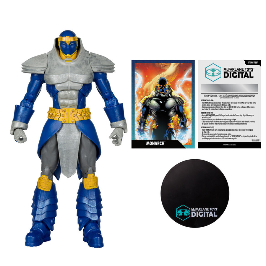 monarch dc countdown figura da 7 con mcfarlane toys oggetto da collezione digitale
