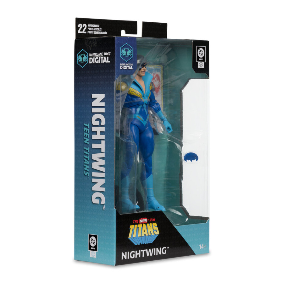 nightwing teen titans figura da 7 con mcfarlane toys oggetto da collezione digitale