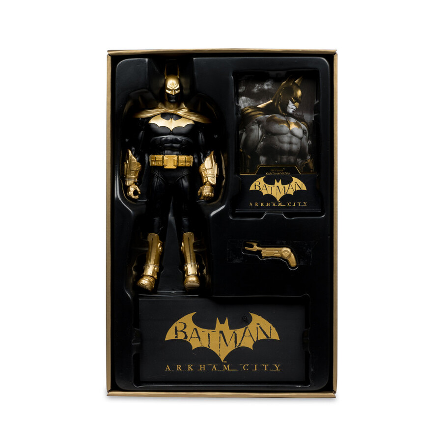 batman arkham city knightmare edition gold label 7 figure esclusiva