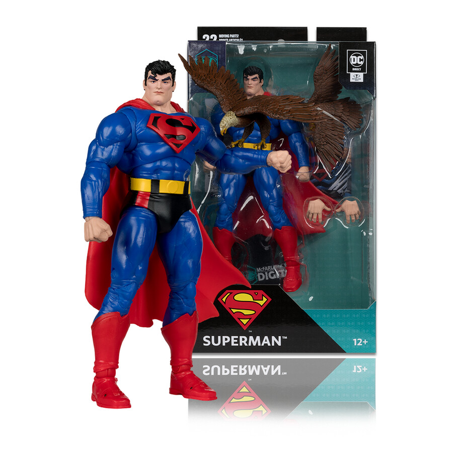 the atom dc the silver agegreen arrow longbow huntersuperman our worlds at war personaggi da 7 con mcfarlane toys digital collectibles wave 2 phygital bundle 3