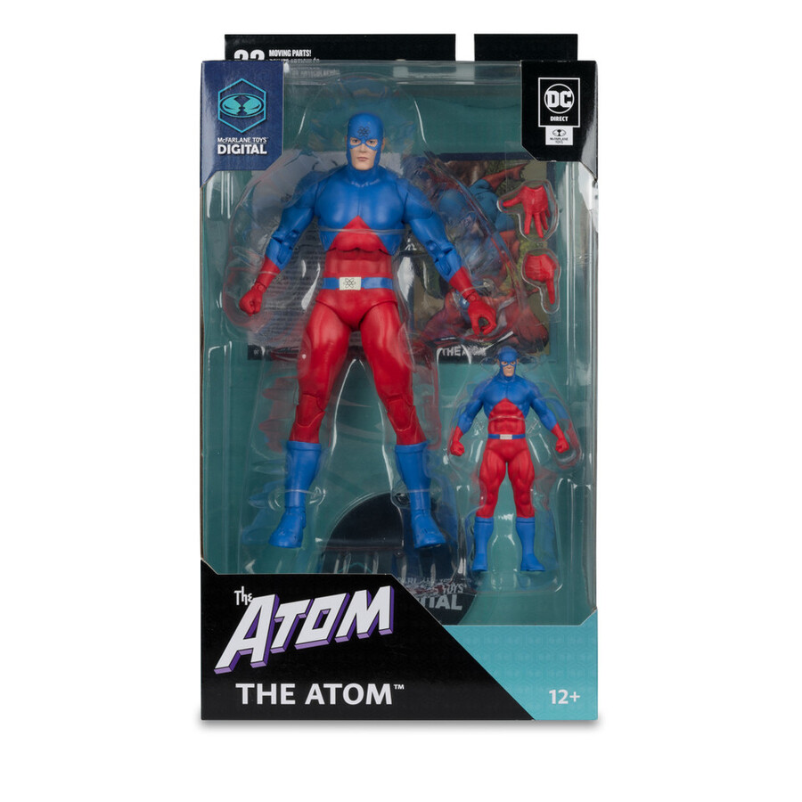 the atom dc the silver agegreen arrow longbow huntersuperman our worlds at war personaggi da 7 con mcfarlane toys digital collectibles wave 2 phygital bundle 3