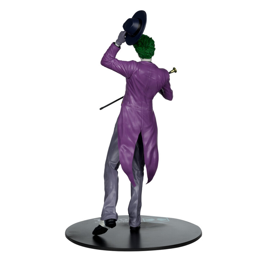 statua in pvc in scala 16 del joker di jason fabok i tre joker con mcfarlane toys oggetto da collezione digitale