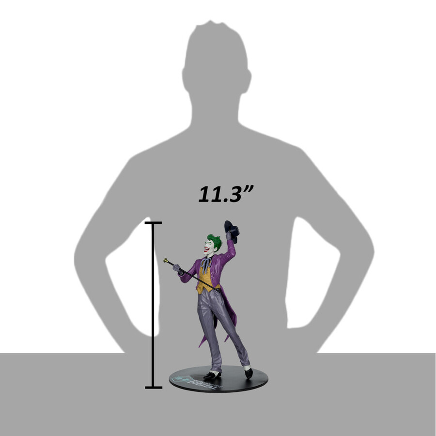 statua in pvc in scala 16 del joker di jason fabok i tre joker con mcfarlane toys oggetto da collezione digitale