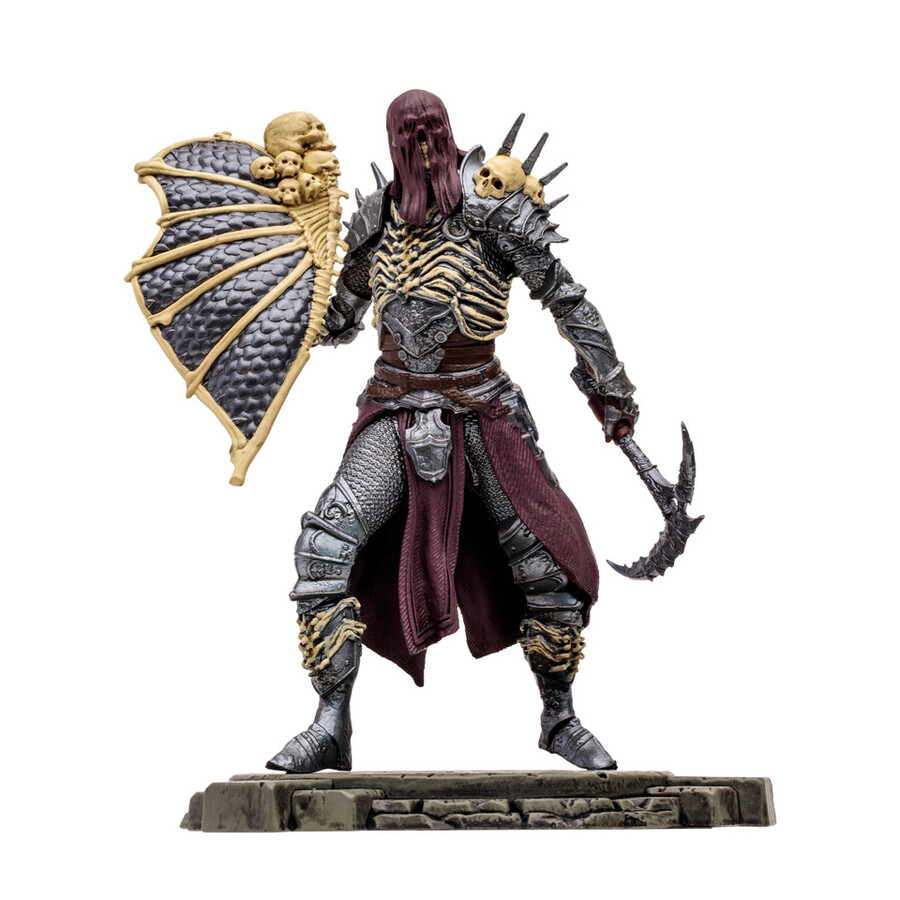 barbaro colpo mortaledruido franamaga del fulmine idranegromante spirito osseo comune diablo iv pacchetto 4 figure 112