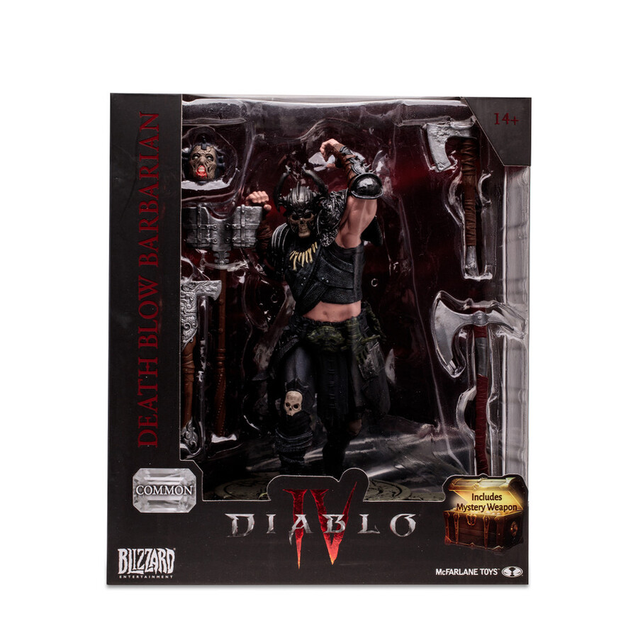 barbaro colpo mortaledruido franamaga del fulmine idranegromante spirito osseo comune diablo iv pacchetto 4 figure 112