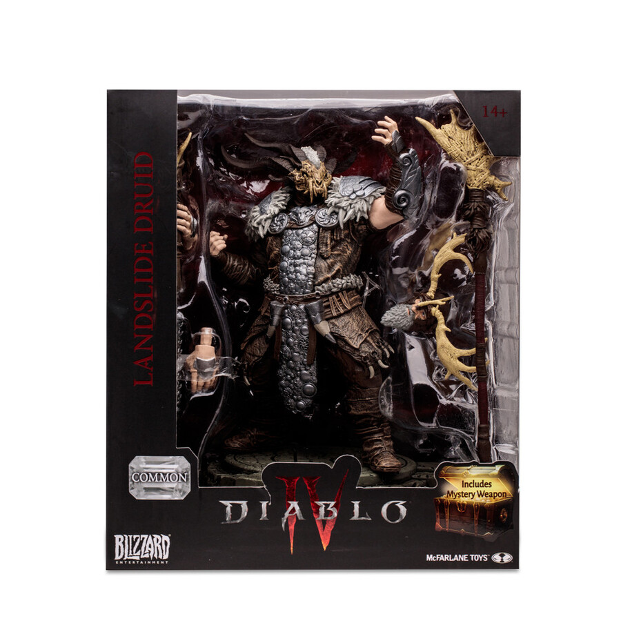 barbaro colpo mortaledruido franamaga del fulmine idranegromante spirito osseo comune diablo iv pacchetto 4 figure 112