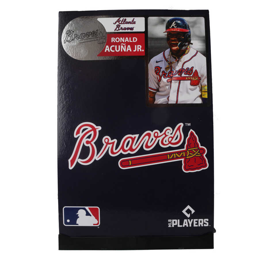 ronald acuna jr. atlanta braves mlb bundle 2 regular e platinum chase 7 figures mcfarlanes sportspicks