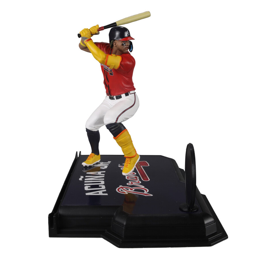 ronald acuna jr. atlanta braves mlb bundle 2 regular e platinum chase 7 figures mcfarlanes sportspicks