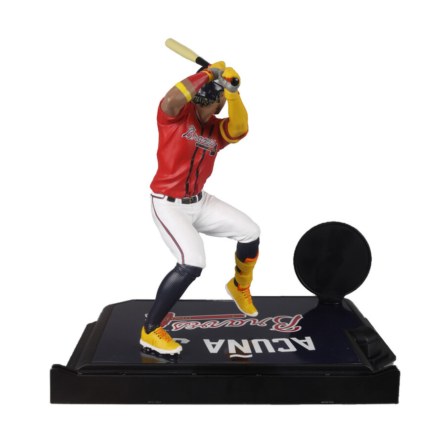 ronald acuna jr. atlanta braves mlb bundle 2 regular e platinum chase 7 figures mcfarlanes sportspicks