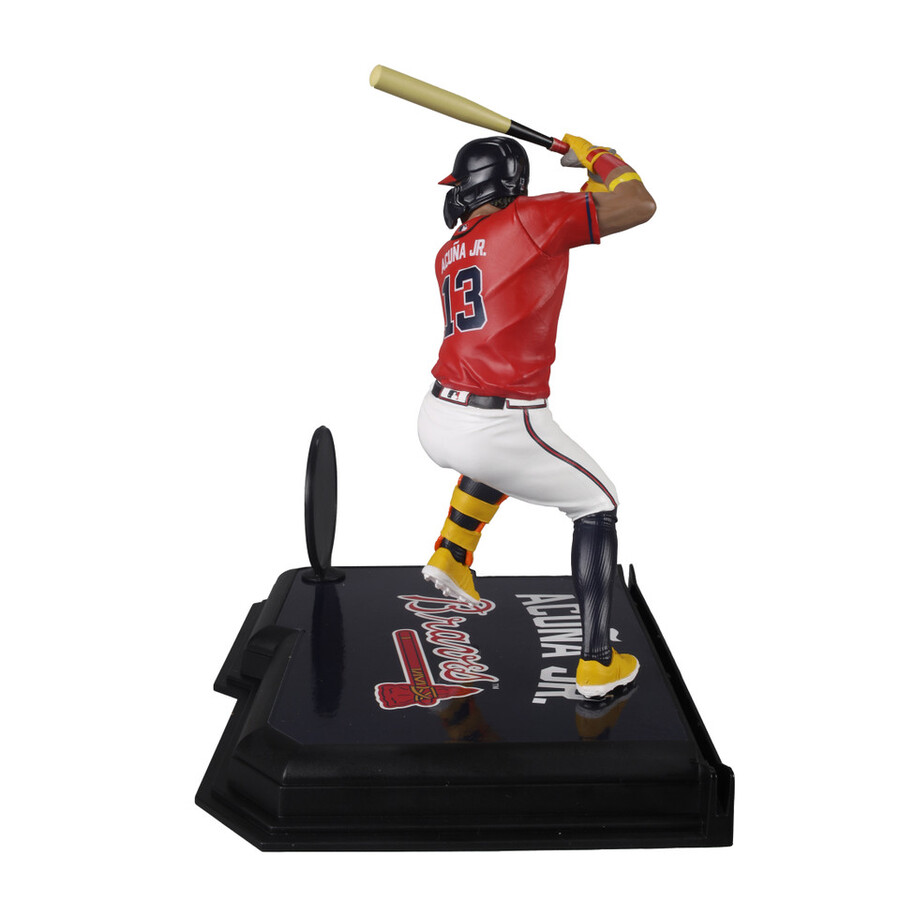 ronald acuna jr. atlanta braves mlb bundle 2 regular e platinum chase 7 figures mcfarlanes sportspicks