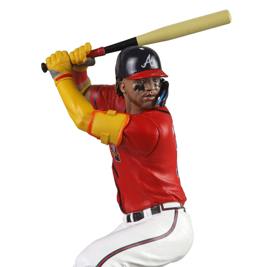 ronald acuna jr. atlanta braves mlb bundle 2 regular e platinum chase 7 figures mcfarlanes sportspicks