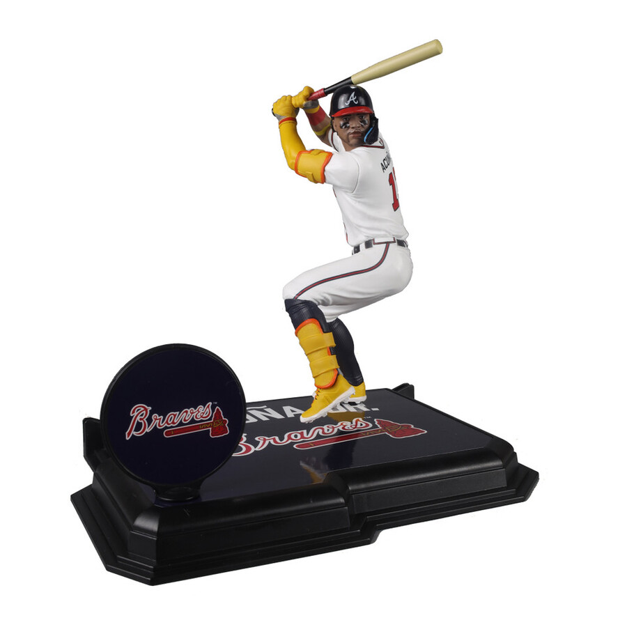 ronald acuna jr. atlanta braves mlb bundle 2 regular e platinum chase 7 figures mcfarlanes sportspicks