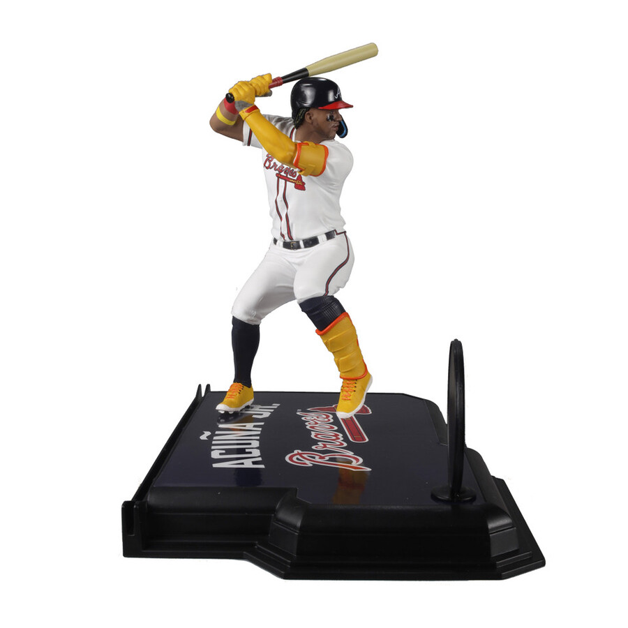 ronald acuna jr. atlanta braves mlb bundle 2 regular e platinum chase 7 figures mcfarlanes sportspicks