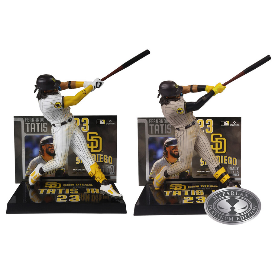 fernando tatis jr. san diego padres mlb bundle 2 regular e platinum chase 7 figures mcfarlanes sportspicks