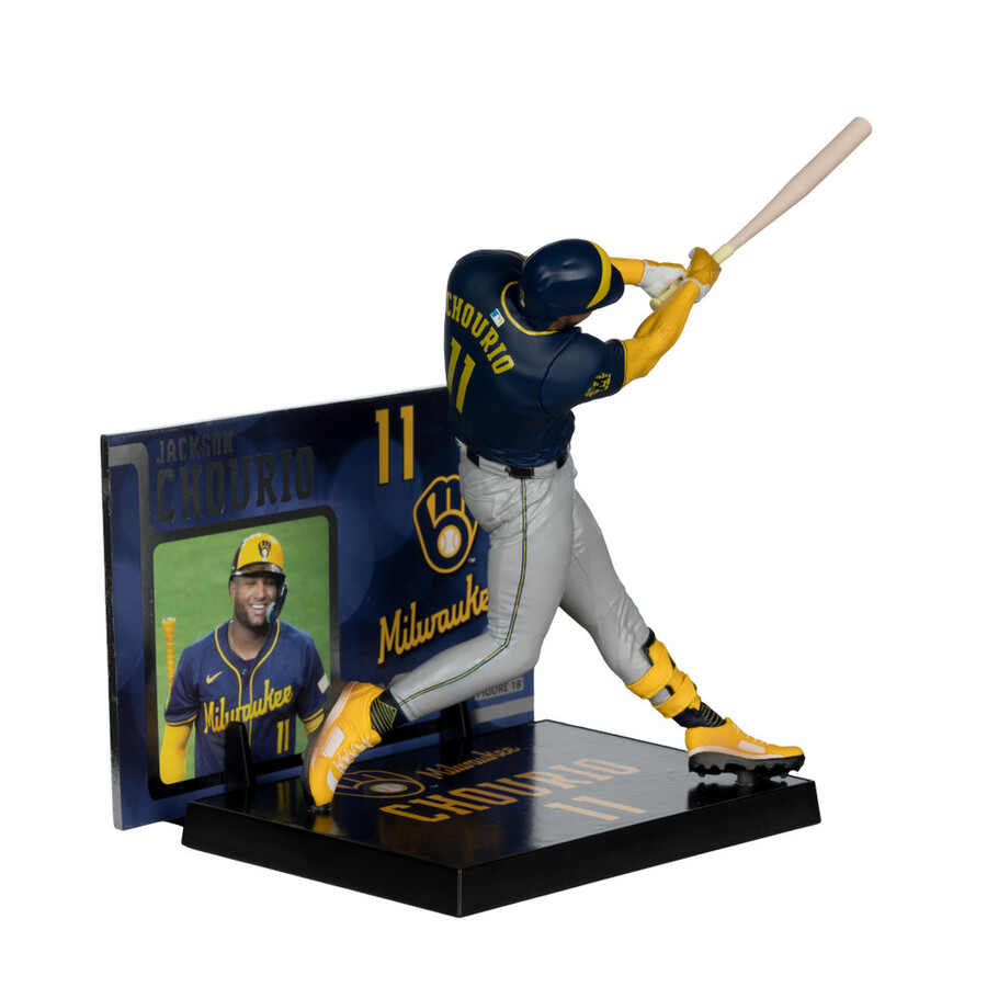 jackson chourio milwaukee brewers mlb bundle 2 regular e platinum chase 7 figures mcfarlanes sportspicks