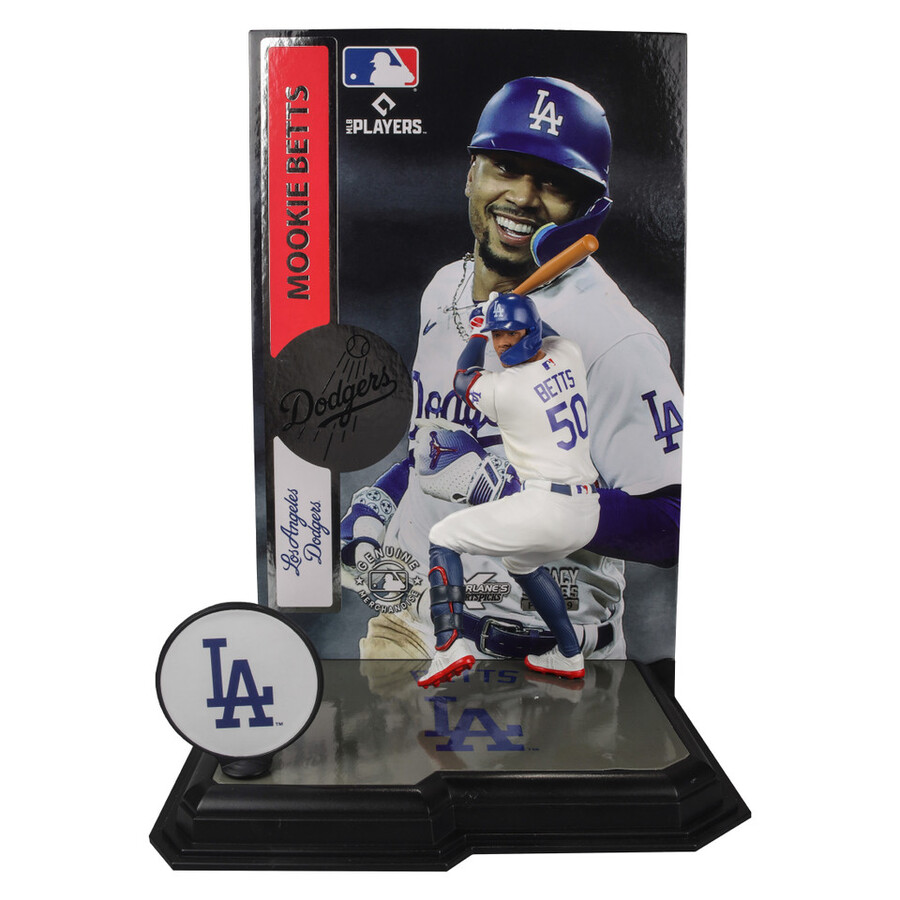 mookie betts los angeles dodgers mlb bundle 2 regular e platinum chase 7 figures mcfarlanes sportspicks