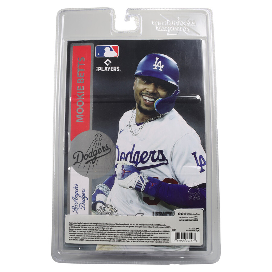 mookie betts los angeles dodgers mlb bundle 2 regular e platinum chase 7 figures mcfarlanes sportspicks