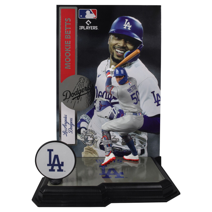 mookie betts los angeles dodgers mlb bundle 2 regular e platinum chase 7 figures mcfarlanes sportspicks