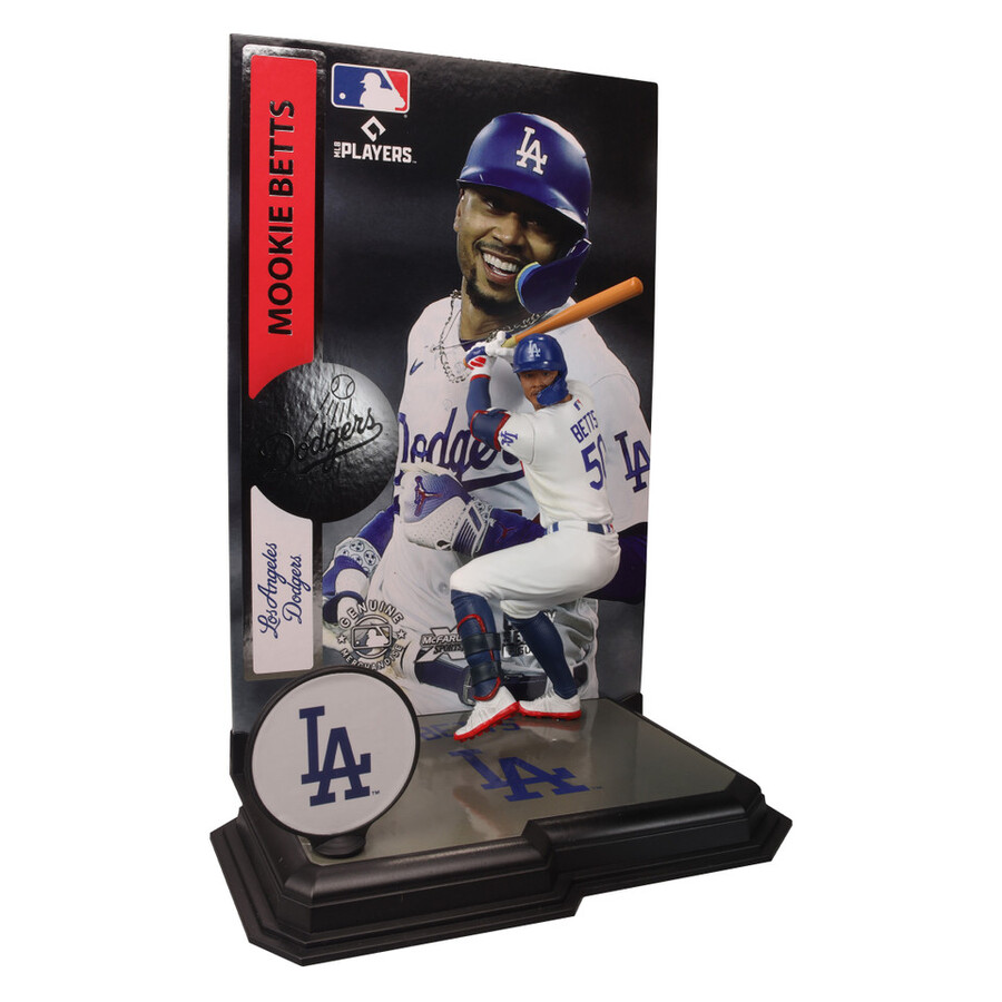mookie betts los angeles dodgers mlb bundle 2 regular e platinum chase 7 figures mcfarlanes sportspicks