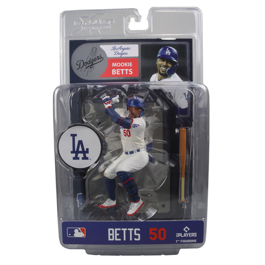 mookie betts los angeles dodgers mlb bundle 2 regular e platinum chase 7 figures mcfarlanes sportspicks