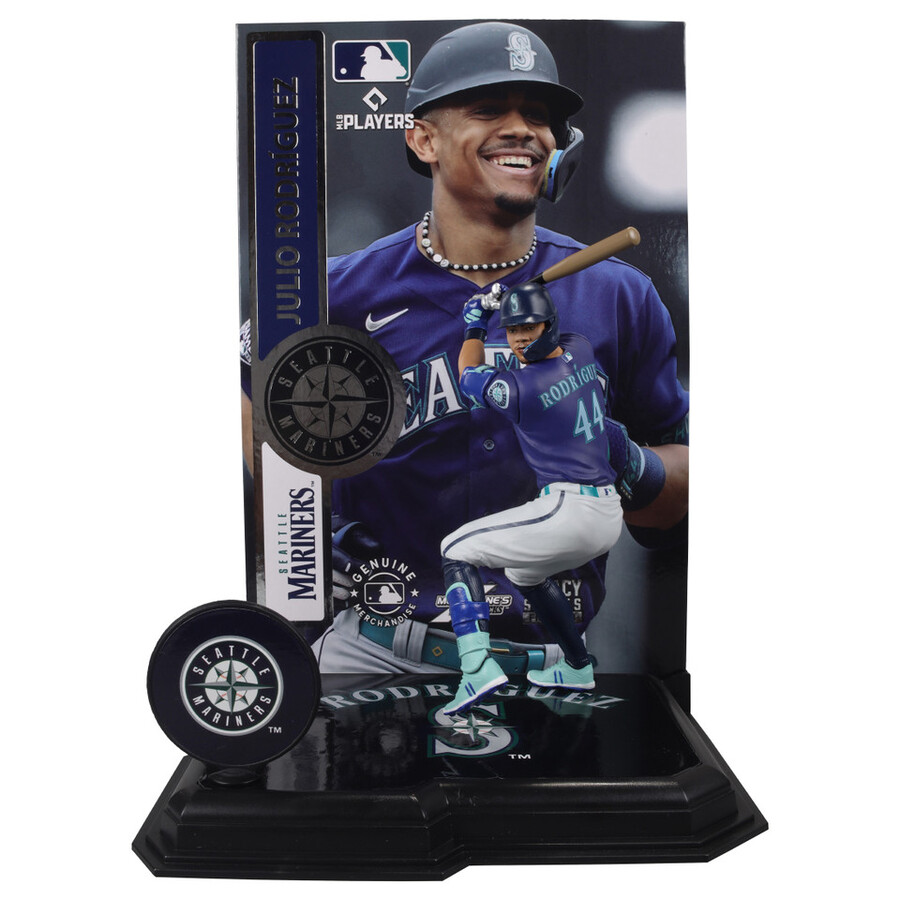 julio rodriguez seattle mariners mlb bundle 2 regular e platinum chase 7 figures mcfarlanes sportspicks
