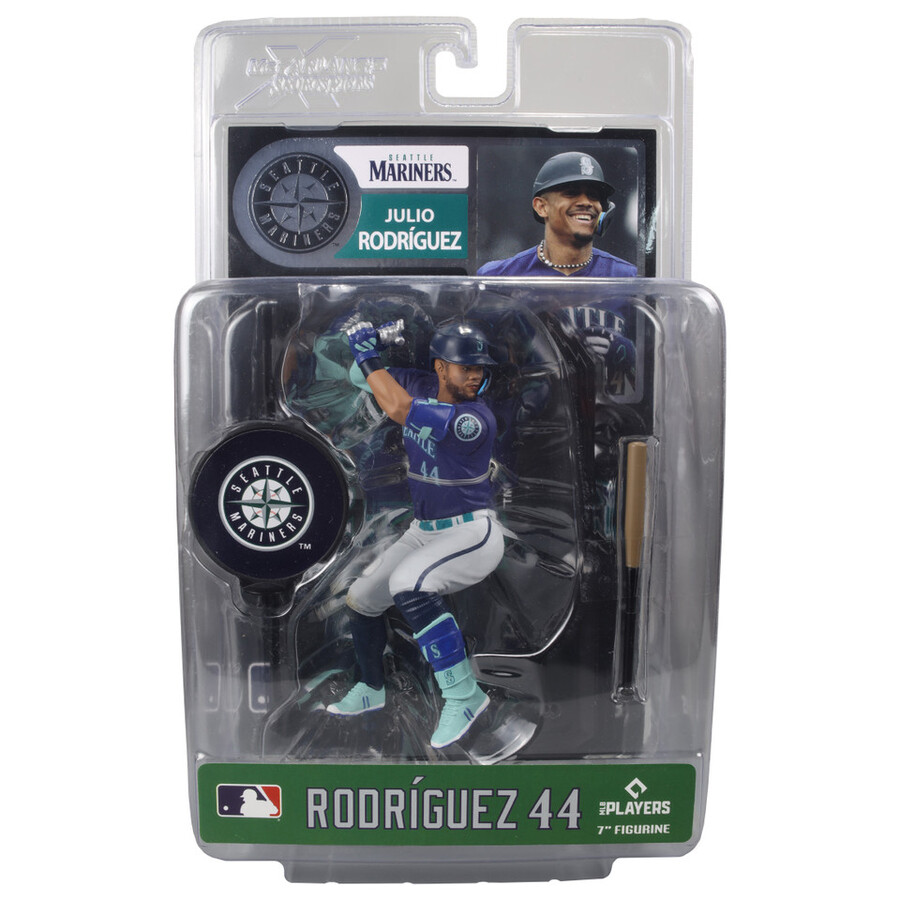 julio rodriguez seattle mariners mlb bundle 2 regular e platinum chase 7 figures mcfarlanes sportspicks