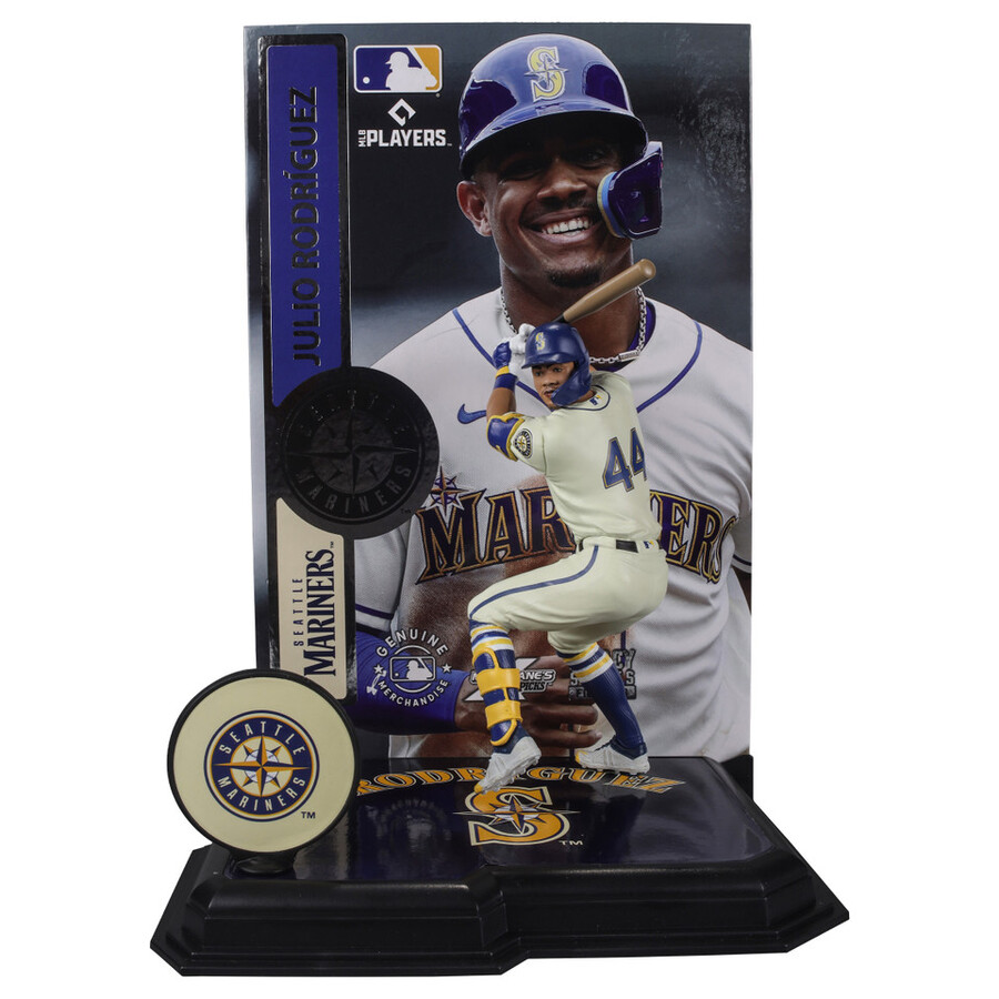 julio rodriguez seattle mariners mlb bundle 2 regular e platinum chase 7 figures mcfarlanes sportspicks