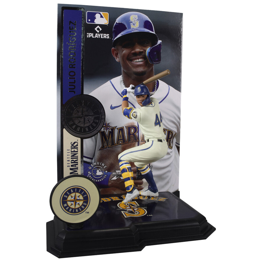 julio rodriguez seattle mariners mlb bundle 2 regular e platinum chase 7 figures mcfarlanes sportspicks