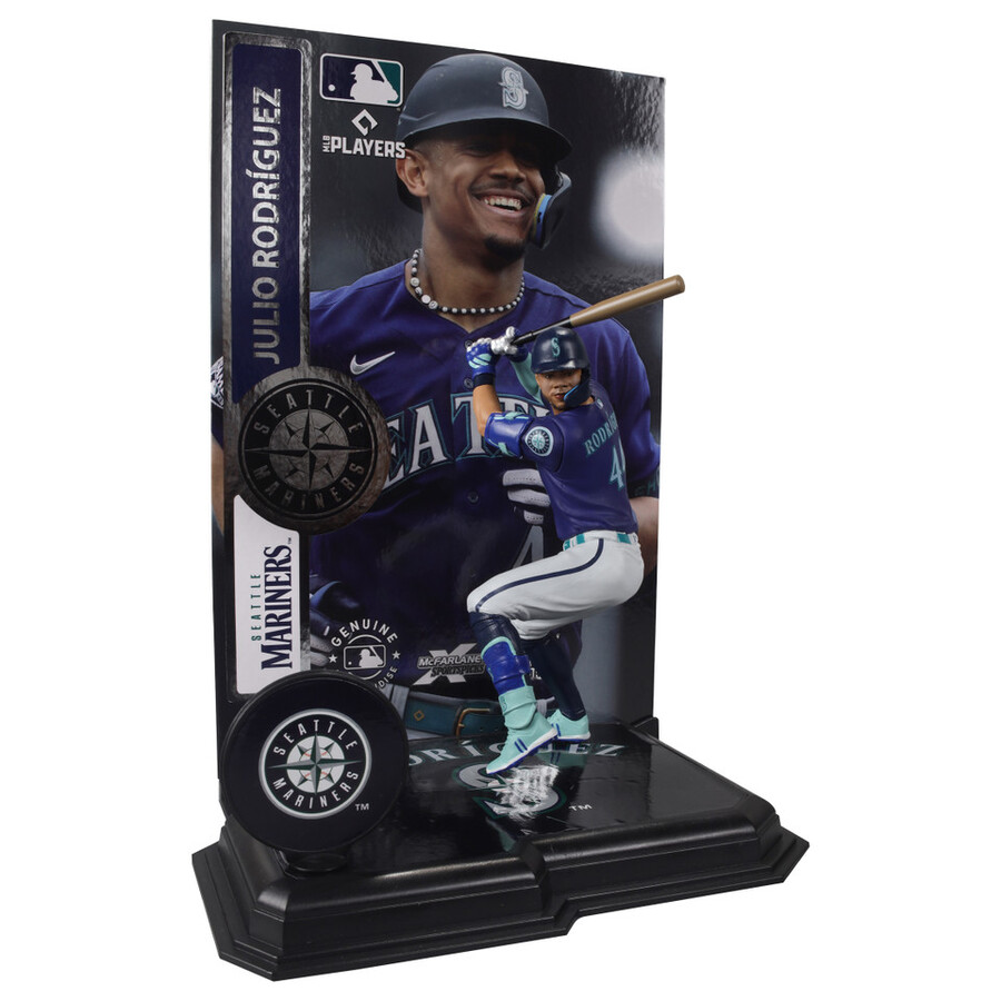 julio rodriguez seattle mariners mlb bundle 2 regular e platinum chase 7 figures mcfarlanes sportspicks