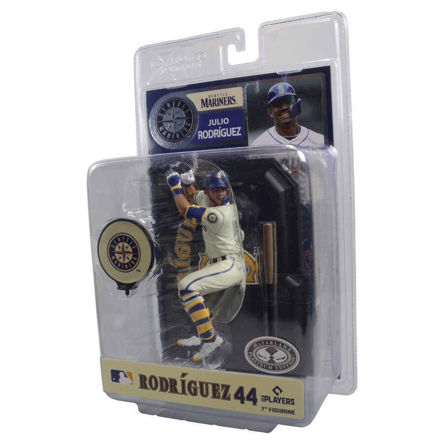 julio rodriguez seattle mariners mlb bundle 2 regular e platinum chase 7 figures mcfarlanes sportspicks