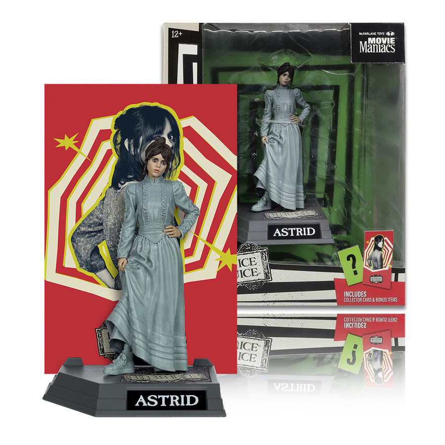 astrid movie maniacs beetlejuice beetlejuice figura in posa da 6 pollici