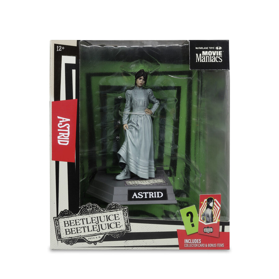 astrid movie maniacs beetlejuice beetlejuice figura in posa da 6 pollici